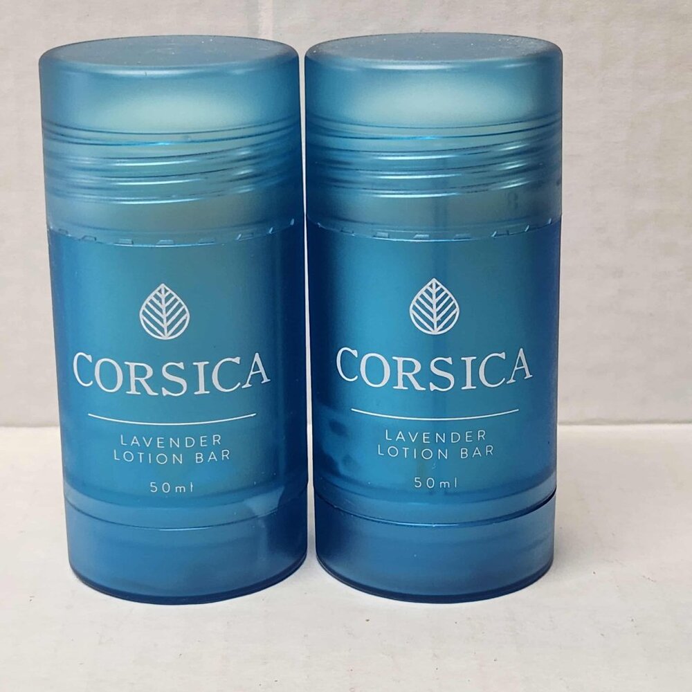 Corsica Body Lotion Bar Stick Lavender 2 Pack 50ml Each